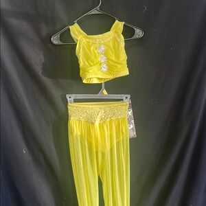 Weissman Kids Dance Costume in Yellow